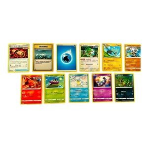 Pokémon Card Bundle set of 11 different Basic level cards